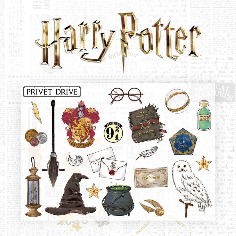 Harry Potter Wall Decal Set Characters FaNaTtik