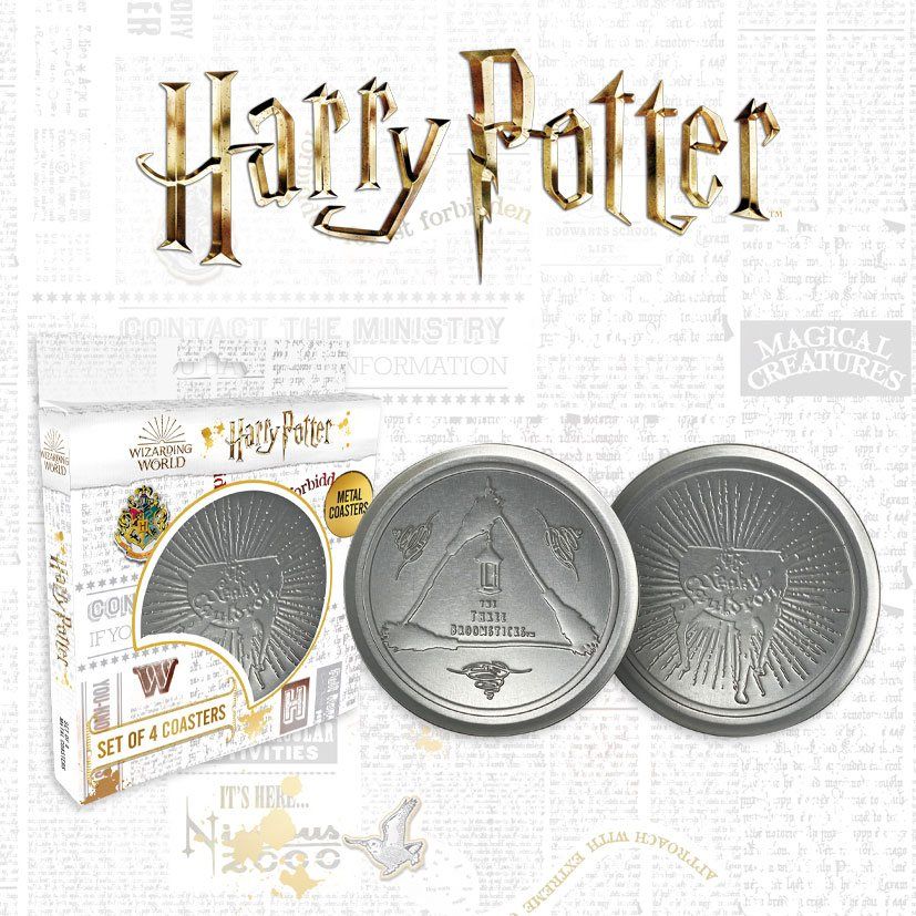 Harry Potter Coaster 4-Pack Leaky Cauldron FaNaTtik