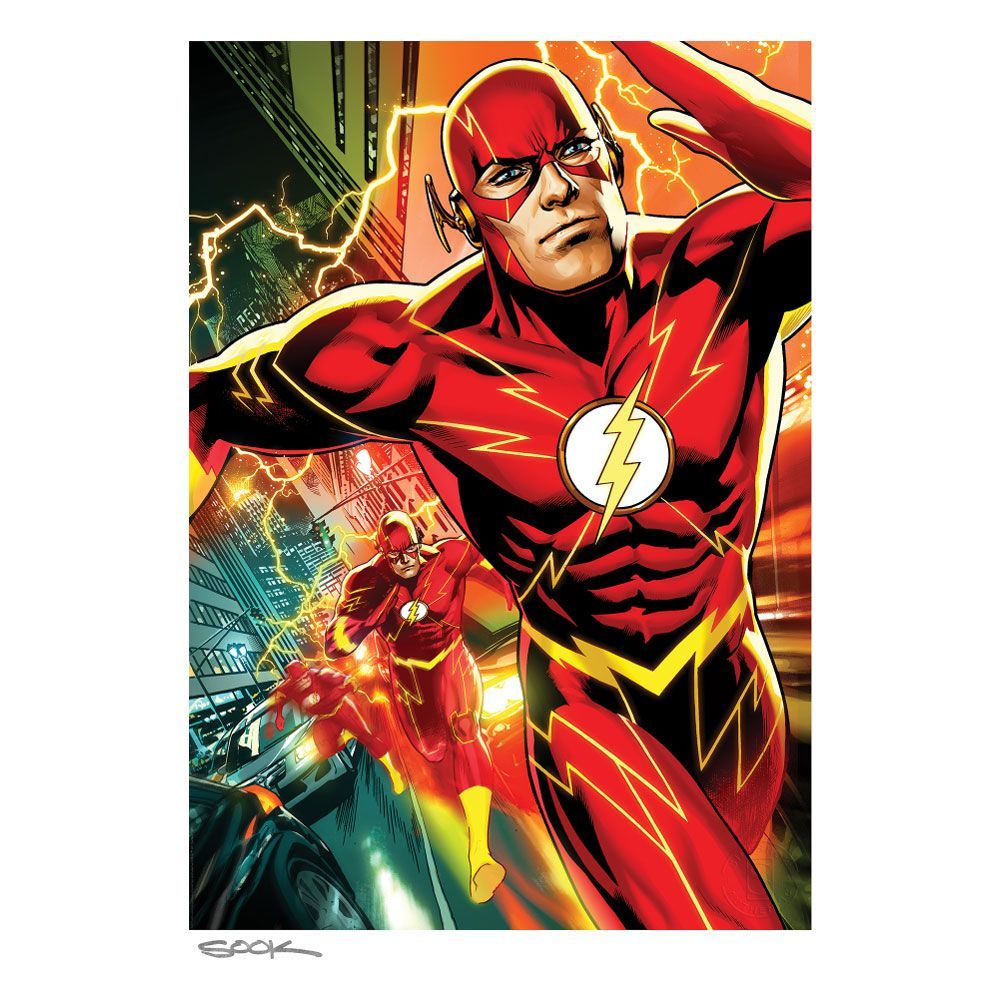 DC Comics Art Print The Flash 46 x 61 cm - unframed Sideshow Collectibles