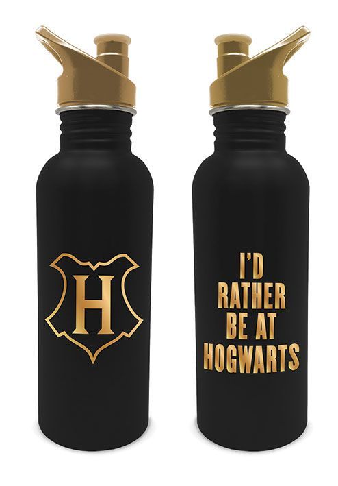 Harry Potter Drink Bottle I'd Rather Be At Hogwarts Pyramid International