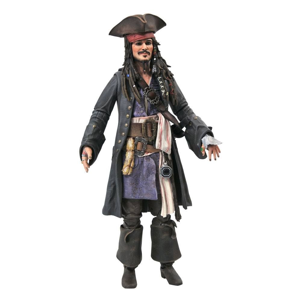 Pirates of the Caribbean Deluxe Action Figure Jack Sparrow 18 cm Diamond Select