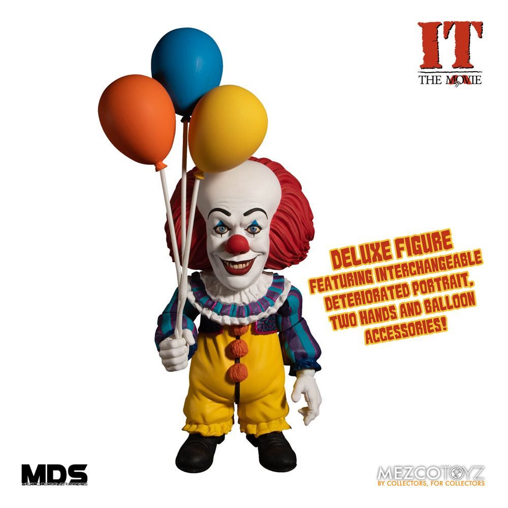 Stephen Kings It 1990 MDS Deluxe Action Figure Pennywise 15 cm Mezco Toys