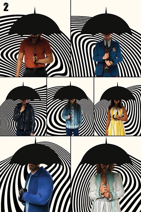 The Umbrella Academy Poster Pack Family 61 x 91 cm (5) Pyramid International