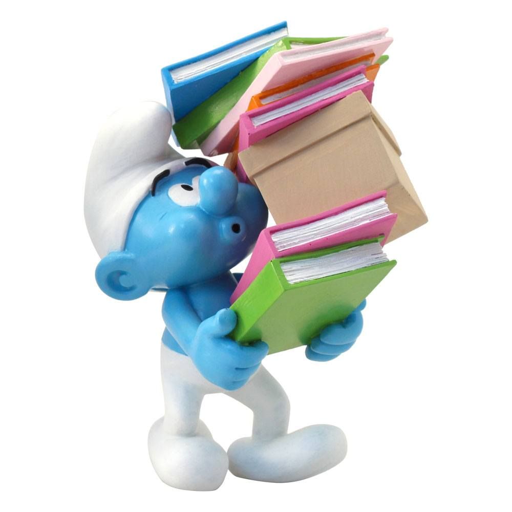 The Smurfs Collector Collection Statue Smurf Stack of Books 17 cm Plastoy