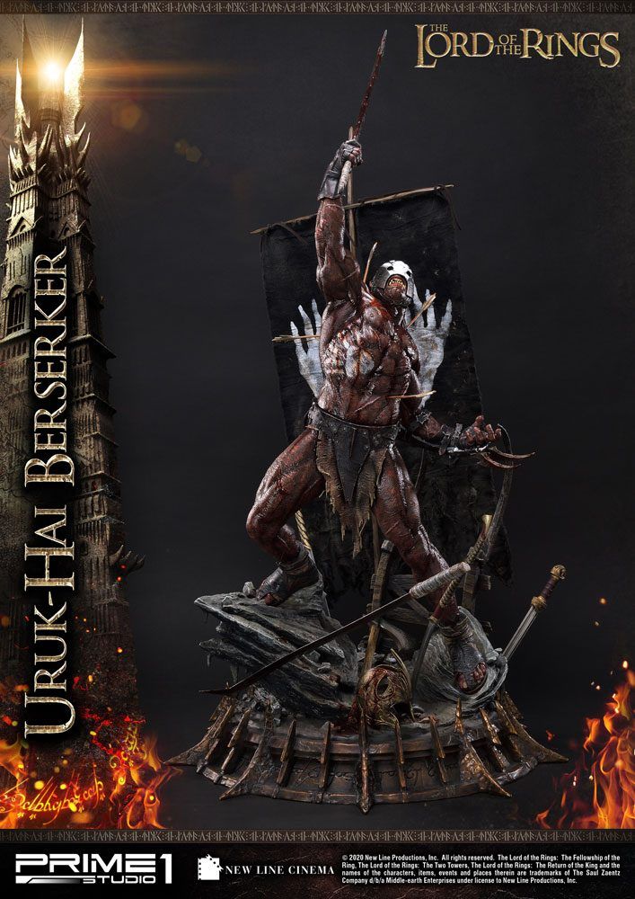 Lord of the Rings Statue 1/4 Uruk-Hai Berserker 93 cm Prime 1 Studio