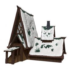 D&D Icons of the Realms Icewind Dale: Rime of the Frostmaiden Papercraft Set The Lodge