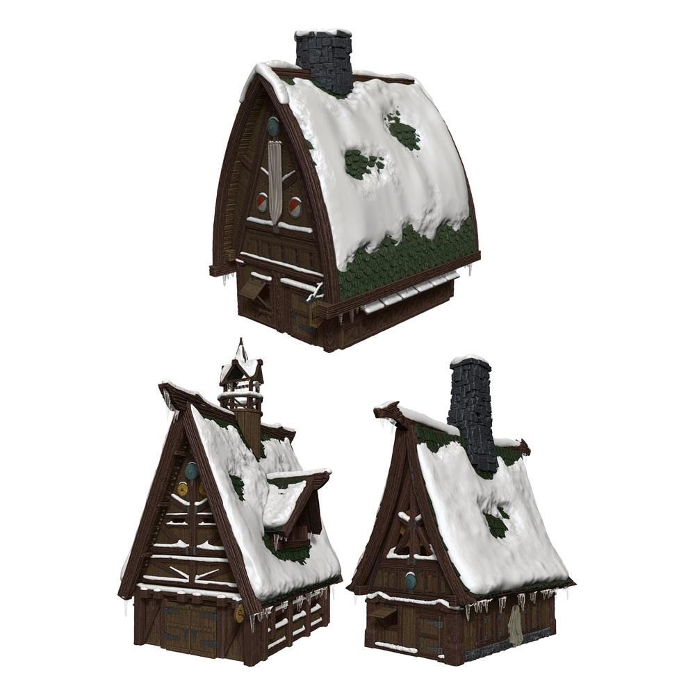 D&D Icons of the Realms Icewind Dale: Rime of the Frostmaiden Papercraft Set Ten Towns Wizkids