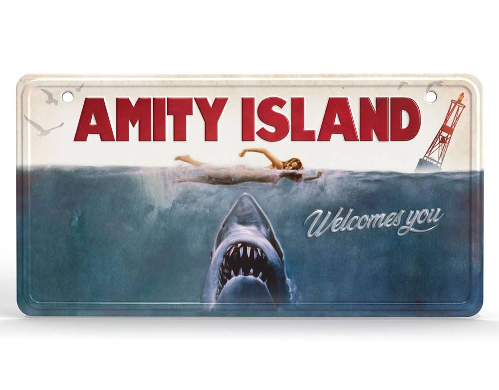 Jaws Metal Sign Movie Poster Doctor Collector