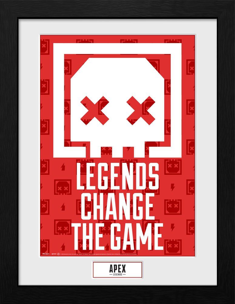 Apex Legends Collector Print Framed Poster Legends Change The Game GB eye