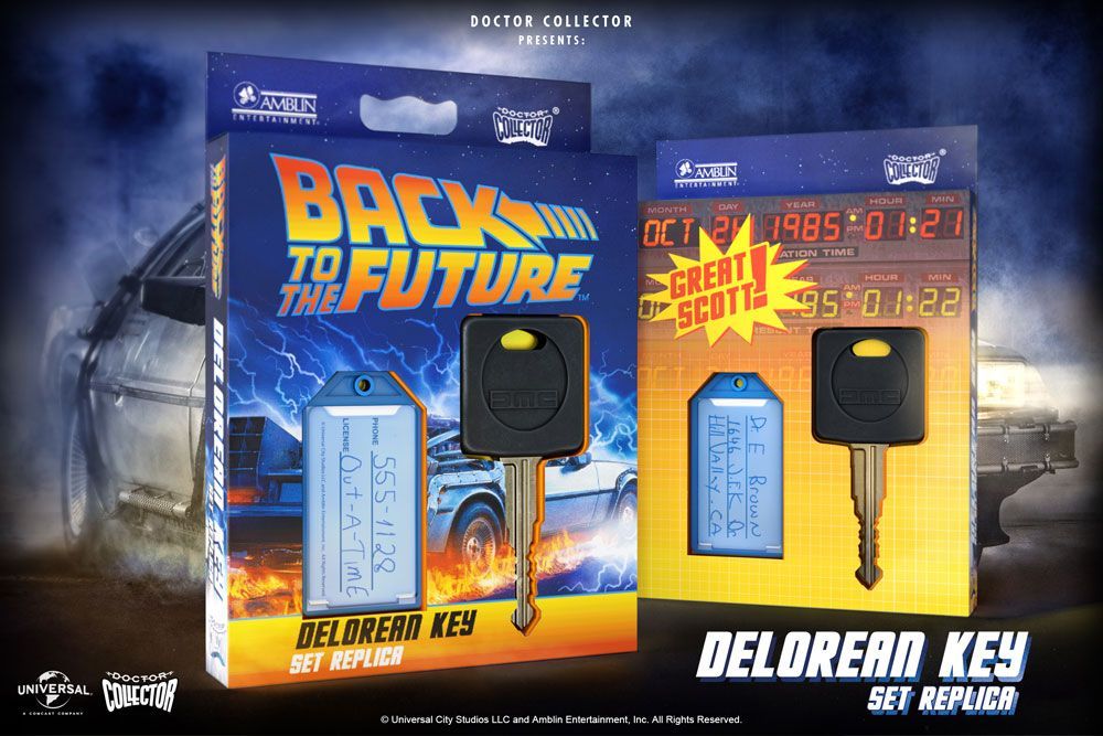 Back To The Future Replica 1/1 DeLorean Key Doctor Collector