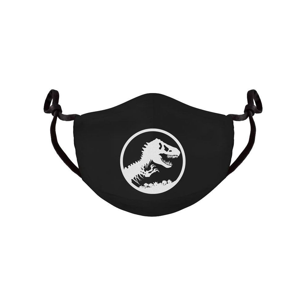 Jurassic Park Face Mask Logo Difuzed