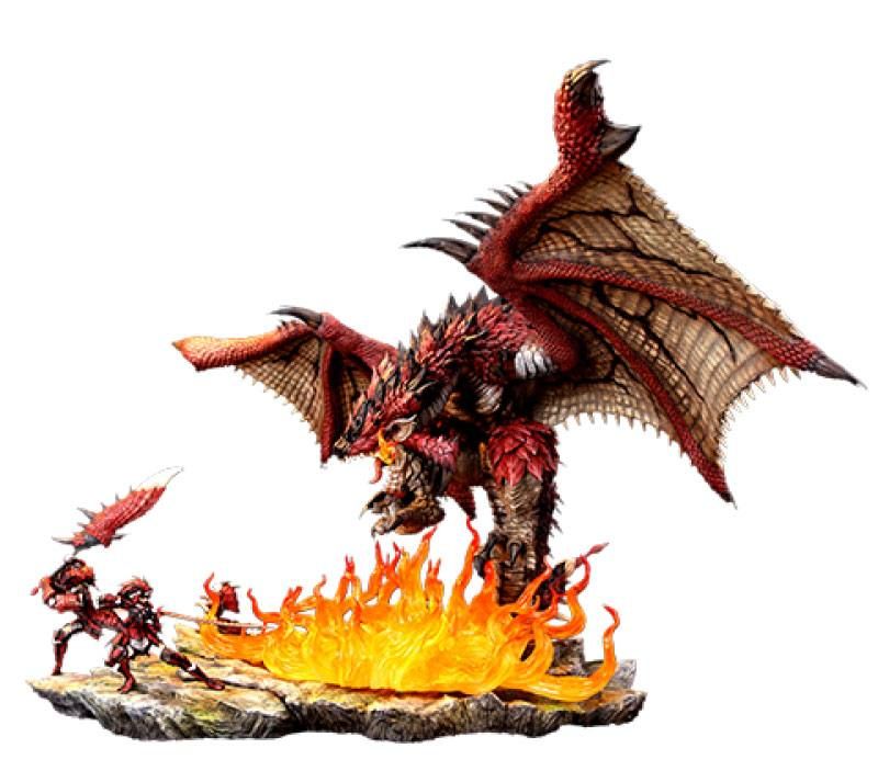 Monster Hunter Diorama 1/10 Rathalos The Fiery Bundle 52 cm Kinetiquettes