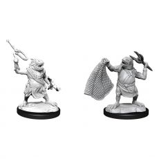 D&D Nolzur's Marvelous Miniatures Unpainted Miniatures Kuo-Toa & Kuo-Toa Whip Case (6)