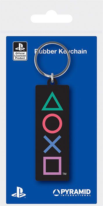 Sony PlayStation Rubber Keychains Shapes 6 cm Case (10) Pyramid International