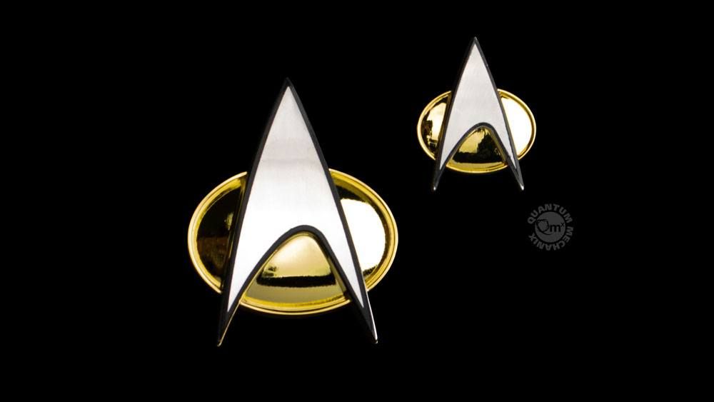 Star Trek: The Next Generation Badge & Pin Set Communicator Quantum Mechanix