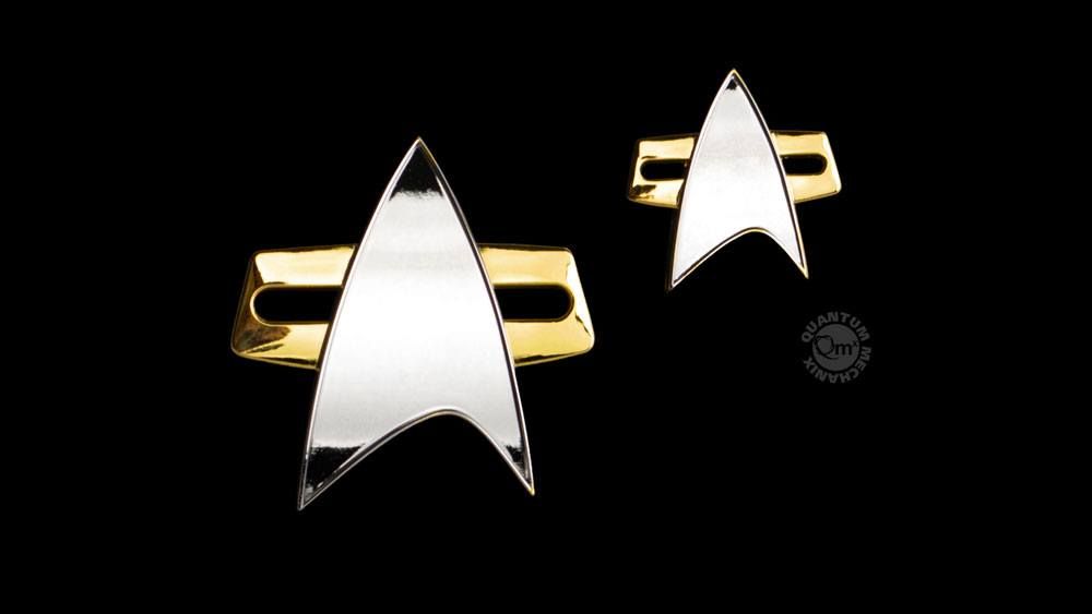 Star Trek: Voyager Enterprise Badge & Pin Set Quantum Mechanix