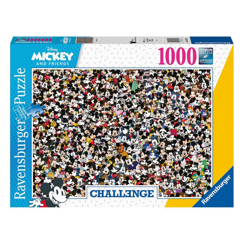 Disney Challenge Jigsaw Puzzle Mickey Mouse (1000 pieces) Ravensburger
