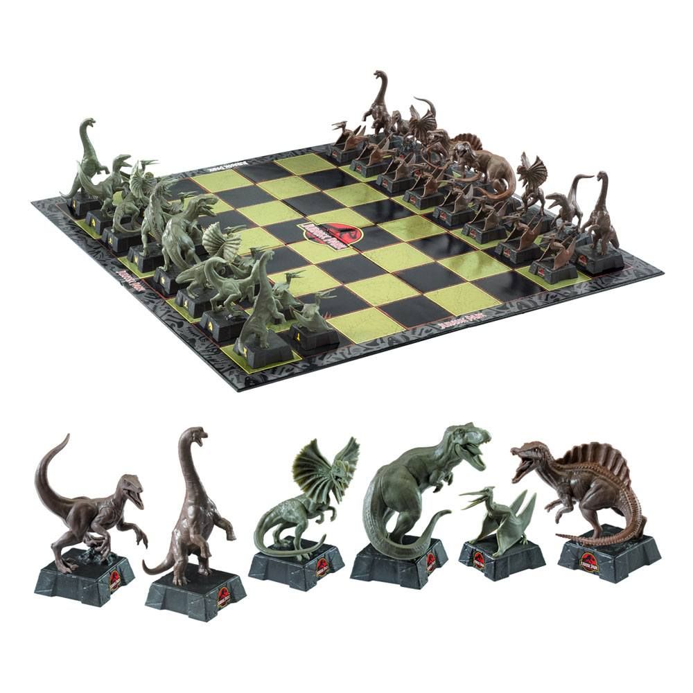 Jurassic Park Chess Set Dinosaurs Noble Collection