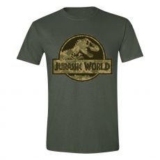Jurassic World T-Shirt Camo Logo Size L