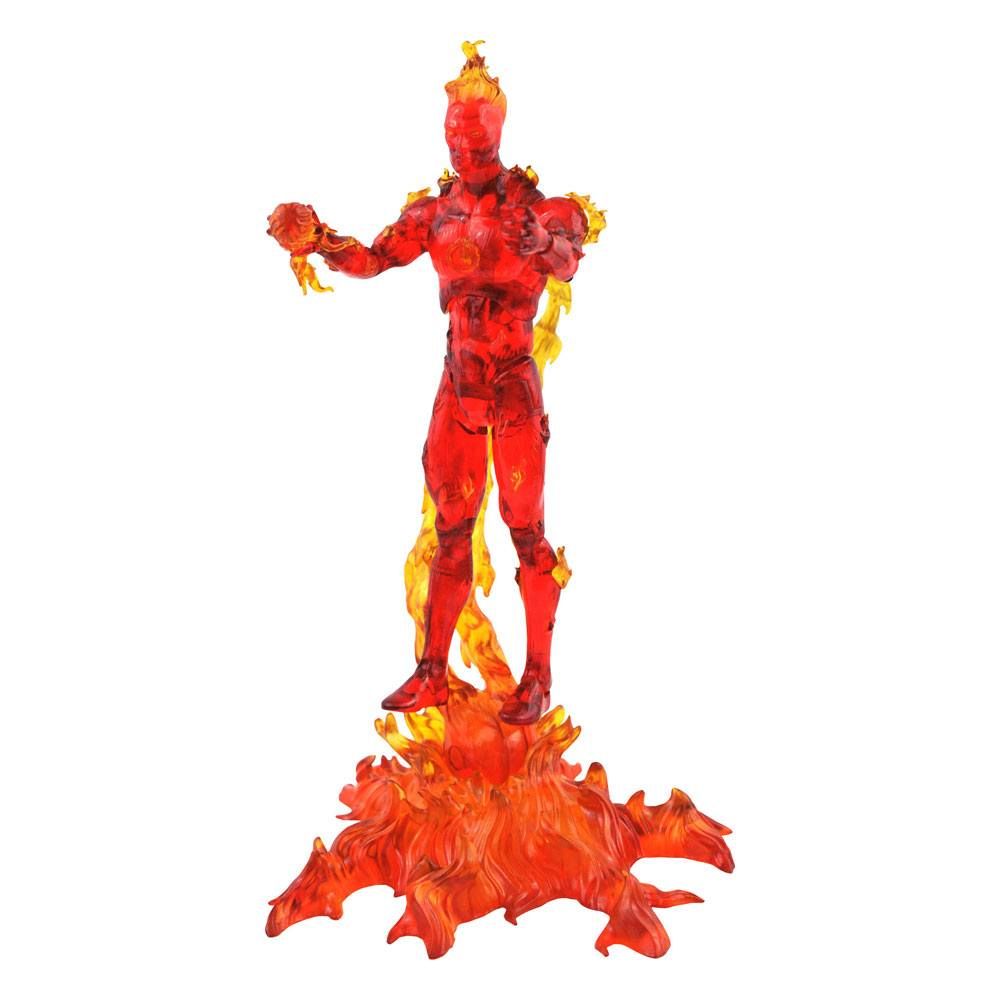 Marvel Select Action Figure Human Torch 18 cm Diamond Select