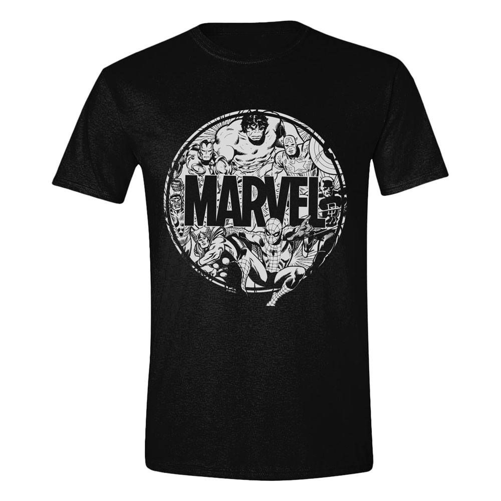 Marvel T-Shirt Character Circle Size M PCMerch