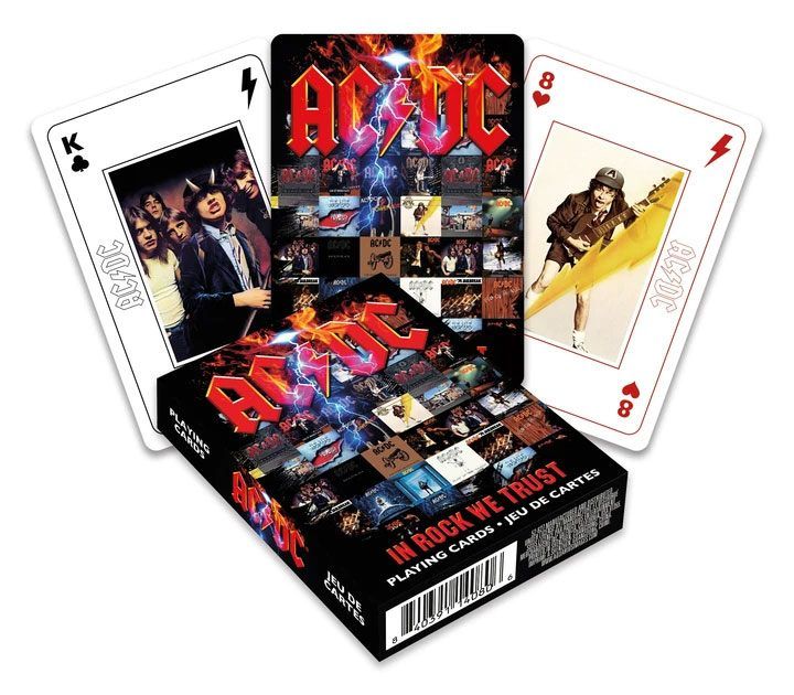 AC/DC Playing Cards In Rock We Trust Aquarius