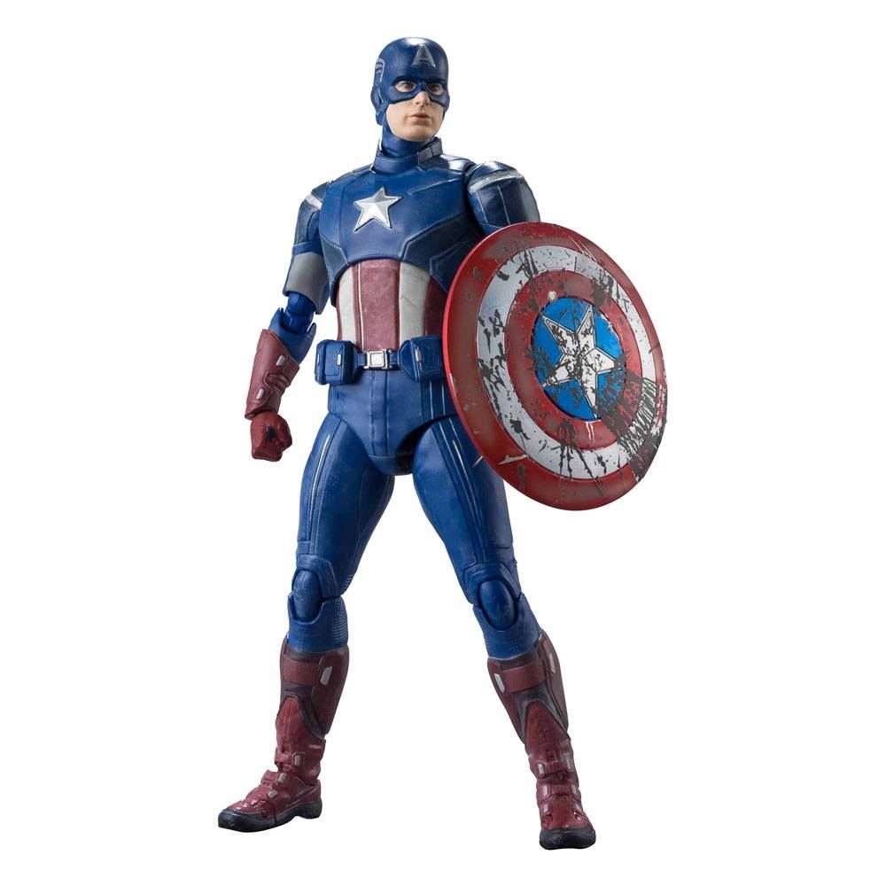 Avengers S.H. Figuarts Action Figure Captain America (Avengers Assemble Edition) 15 cm Bandai Tamashii Nations