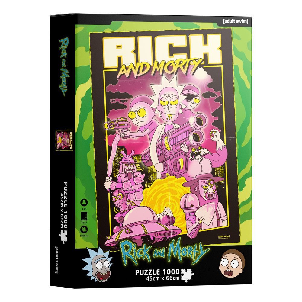 Rick & Morty Jigsaw Puzzle Retro Poster (1000 pieces) SD Toys