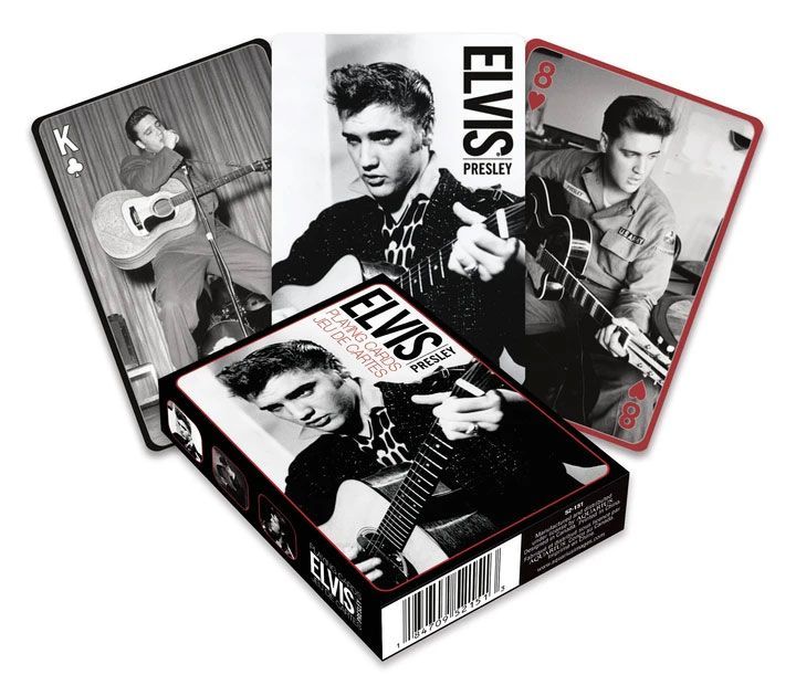 Elvis Presley Playing Cards Black & White Aquarius