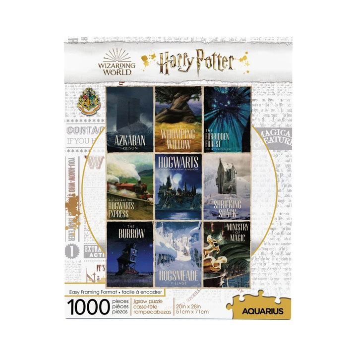 Harry Potter Jigsaw Puzzle Travel Posters (1000 pieces) Aquarius