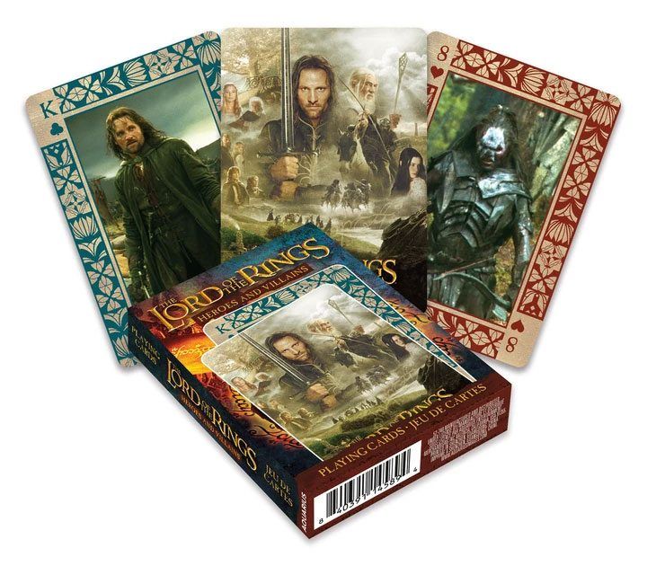 Lord of the Rings Playing Cards Heroes and Villains Aquarius