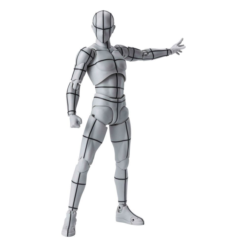S.H. Figuarts Body Kun Action Figure Wireframe Gray Color Version 15 cm Bandai Tamashii Nations