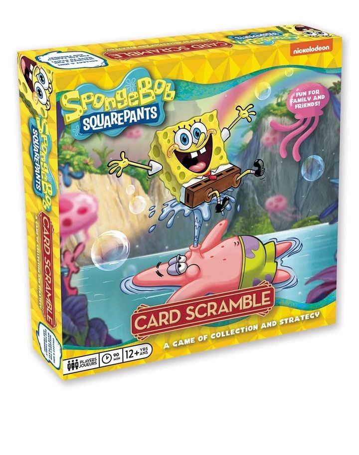 SpongeBob Board Game Card Scramble *English Version* Aquarius