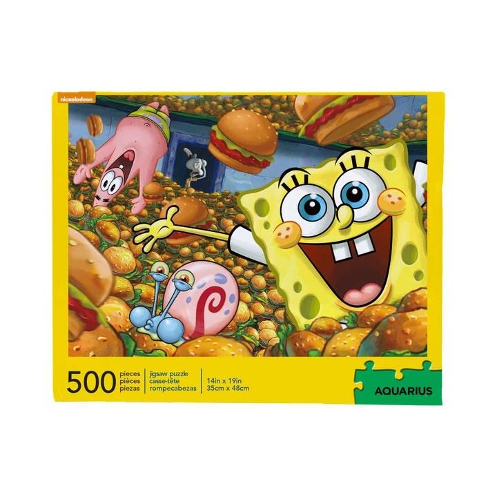 SpongeBob Jigsaw Puzzle Krabby Patties (500 pieces) Aquarius