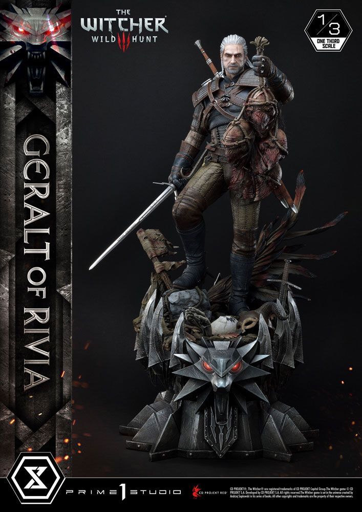 Witcher 3 Wild Hunt Statue 1/3 Geralt von Riva 88 cm Prime 1 Studio