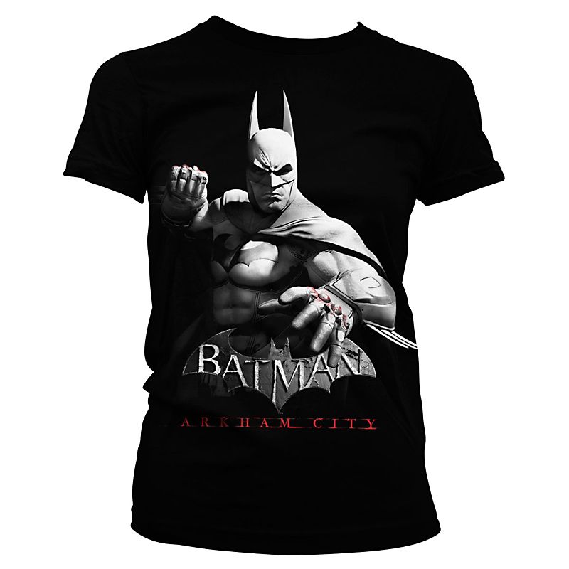 Batman Arkham printed girly tee Arkham City Licenced