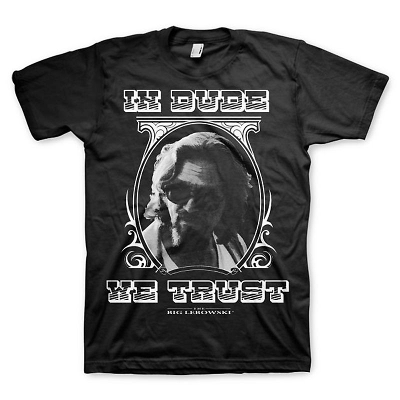 Big Lebowski printed t-shirt In Dude We Trust Licenced