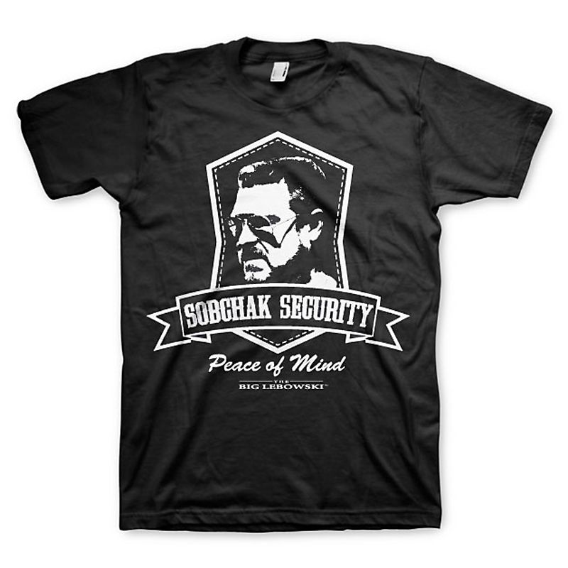 Big Lebowski printed t-shirt Sobchak Security Licenced