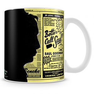 Breaking Bad coffe mug Saul Goodman Ad