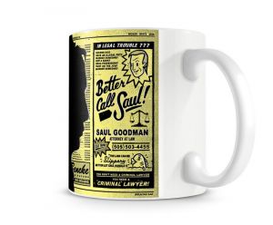 Breaking Bad coffe mug Saul Goodman Ad Licenced