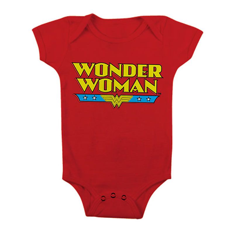 Baby Bodys Wonder Woman Logo Licenced