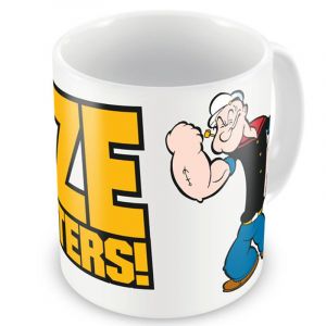 Popeye coffe mug Size Matters Licenced