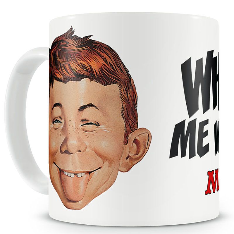 Mad Magazine coffe mug Alfred E. Neuman Licenced
