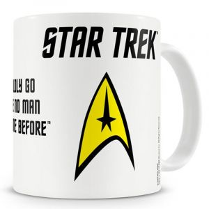 Star Trek coffe mug Boldly