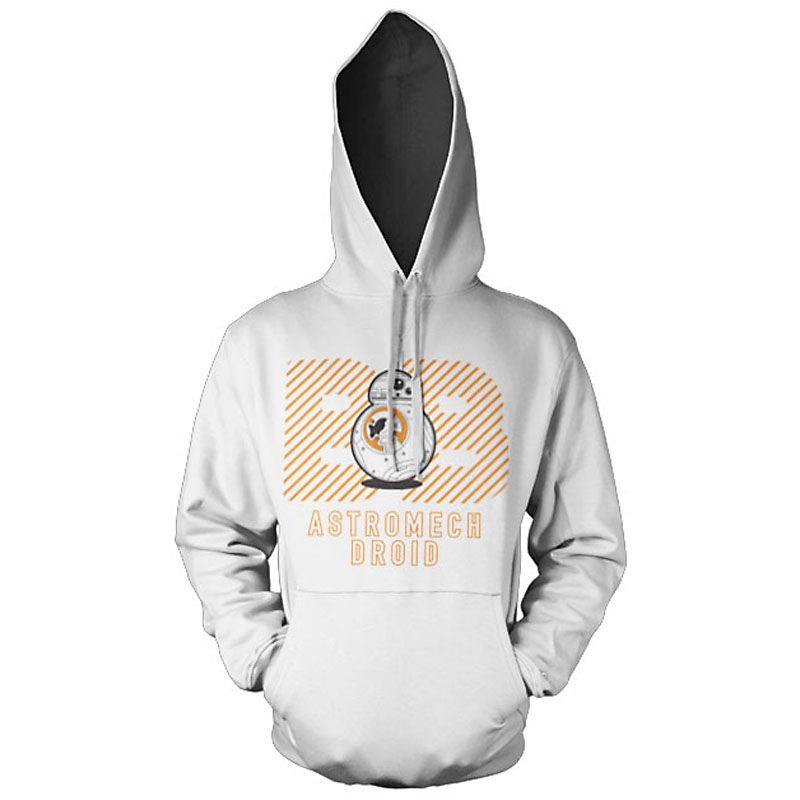 Star Wars Episode VII printed hoodie Astromech Droid Licenced
