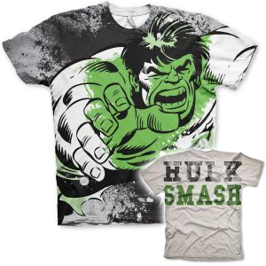 Allover printed t-shirt The Hulk Licenced