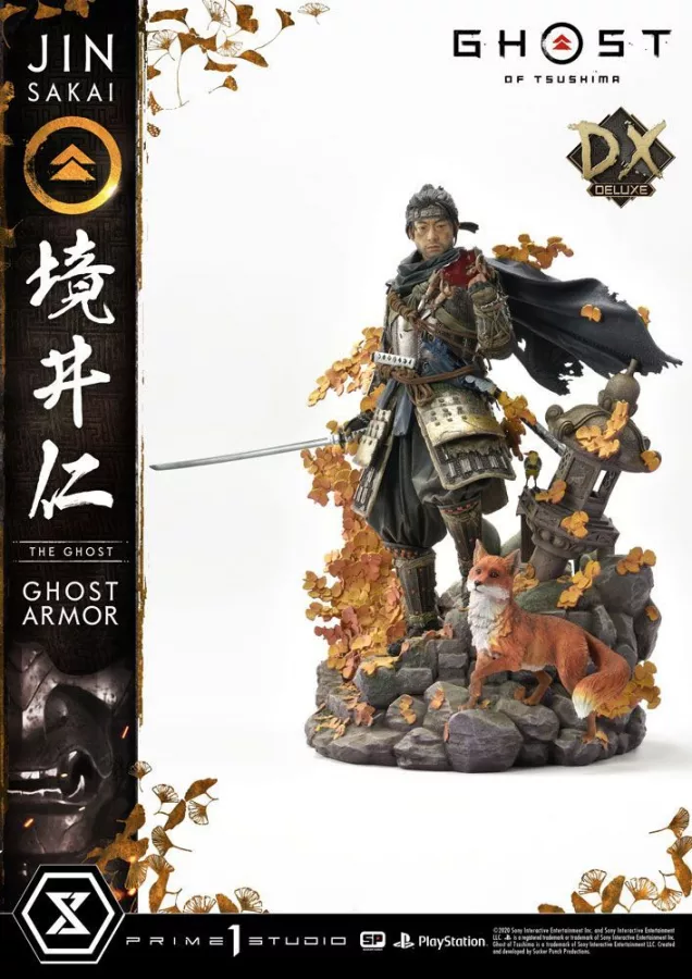 Ghost of Tsushima Statue 1/4 Jin Sakai Deluxe Bonus Version 58 cm Prime 1 Studio