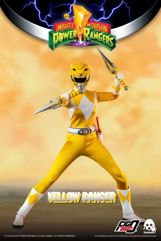 Mighty Morphin Power Rangers FigZero Action Figure 1/6 Yellow Ranger 30 cm ThreeZero