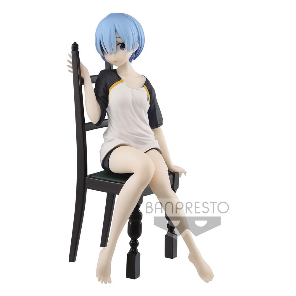 Re: Zero Starting Life in Another World PVC Statue Rem Relax Time T-Shirt Ver. 20 cm Banpresto
