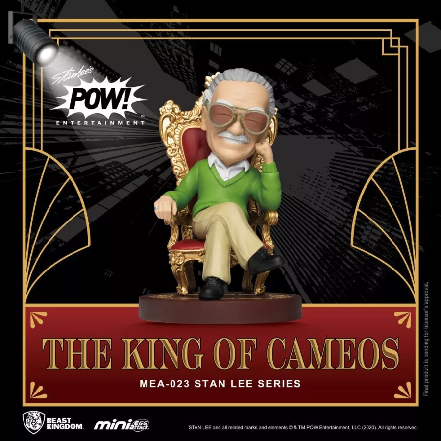 Stan Lee Mini Egg Attack Action Figure Stan Lee The King of Cameos 8 cm Beast Kingdom Toys